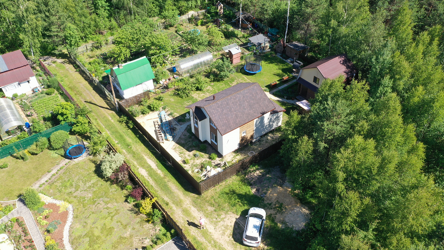 Дом из сип панелей, Лесная сказка, площадь дома 115 м2